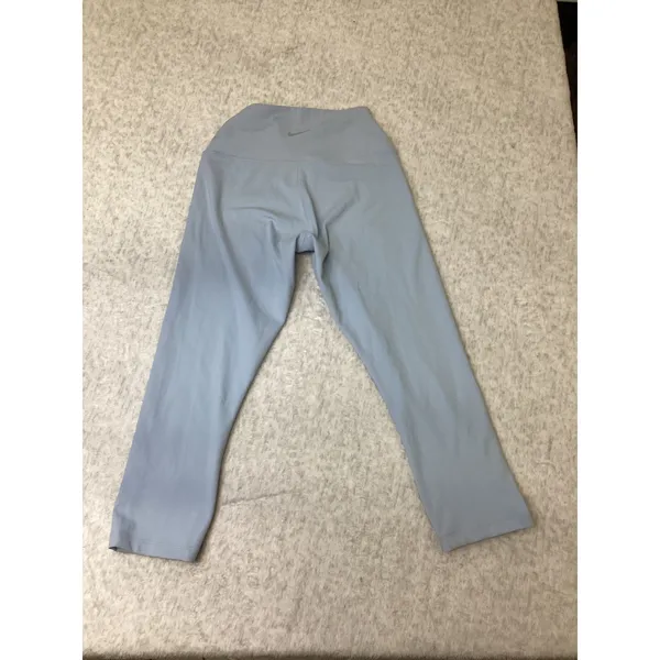 Nike One Dri-FIT Womens High Waisted Cropped Leggings Light Blue Small NWOT - Image 2