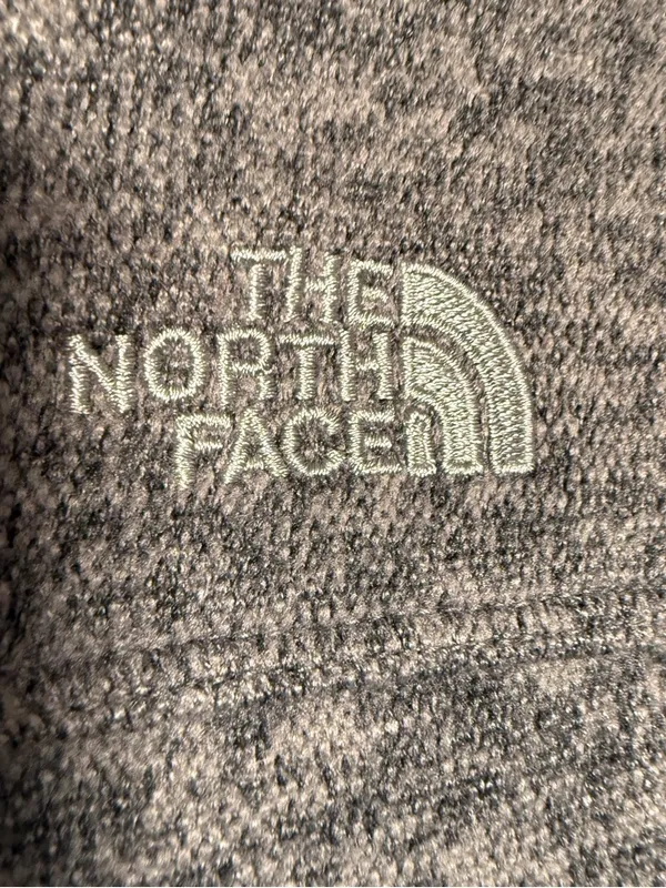 The North Face Grey & Black Fleece Vest Womens Large Outdoor Hiking - Image 9