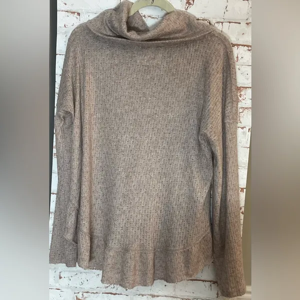Anthropologie Heathered Cowl Neck Sweater - Image 3