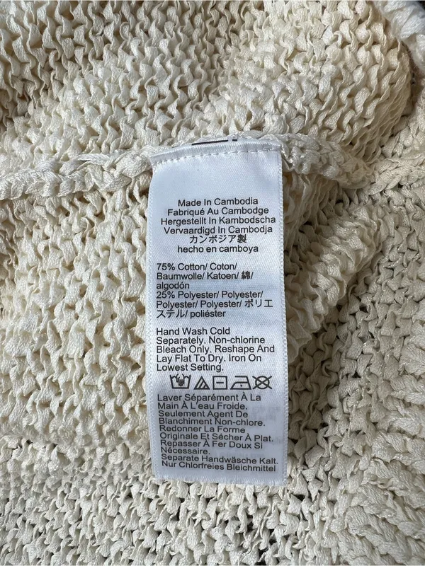 J. Crew Montauk pullover sweater in Antique White Size Small - Image 11