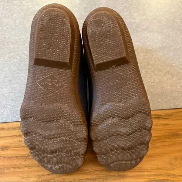 Sperry Top-Sider Saltwater Duck Boots Brown & Navy Blue Women’s Size 8M - Image 7