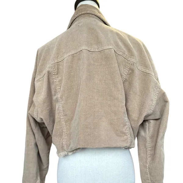 C'est Toi Black‎ Label Tan Corduroy Jacket Sz L - Image 4