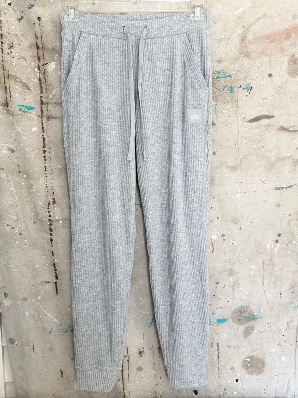 Alo Muse Sweatpant, Gray - Image 2