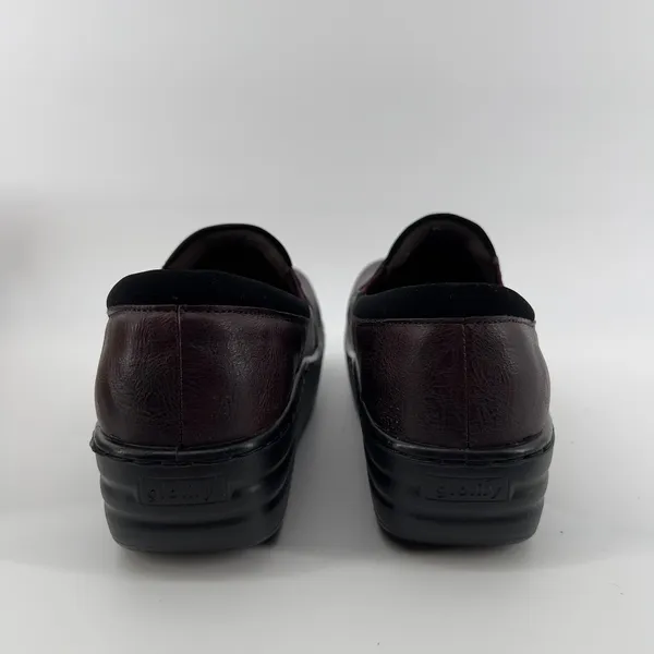Glolily Women 7.5 Jenny II Comfort Clogs Red Burnished Lightweight‎ Work Shoe - Image 4