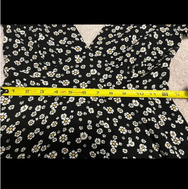 Lulus Black Floral Mini Dress - Image 6