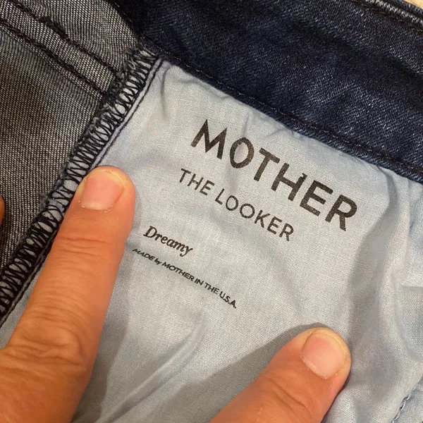 MOTHER Denim Skinny Jeans THE LOOKER 28 - Image 10