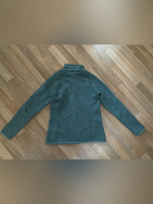 Patagonia Women's Quarter-Zip Fleece Pullover in Heather Blue — Size Small - Image 3