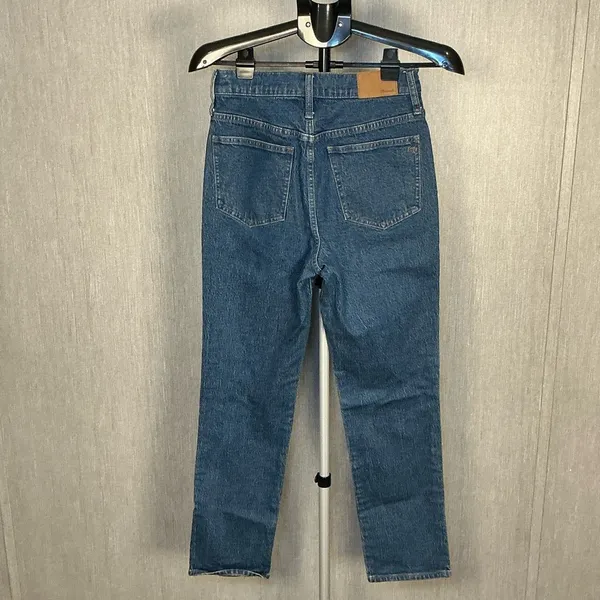 Madewell Classic High Rise Blue Denim Jeans Size 27 - Image 4