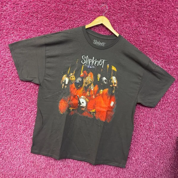 Slipknot Self-Titled Album Cover Heavy Metal Band Tee XXL - Image 3