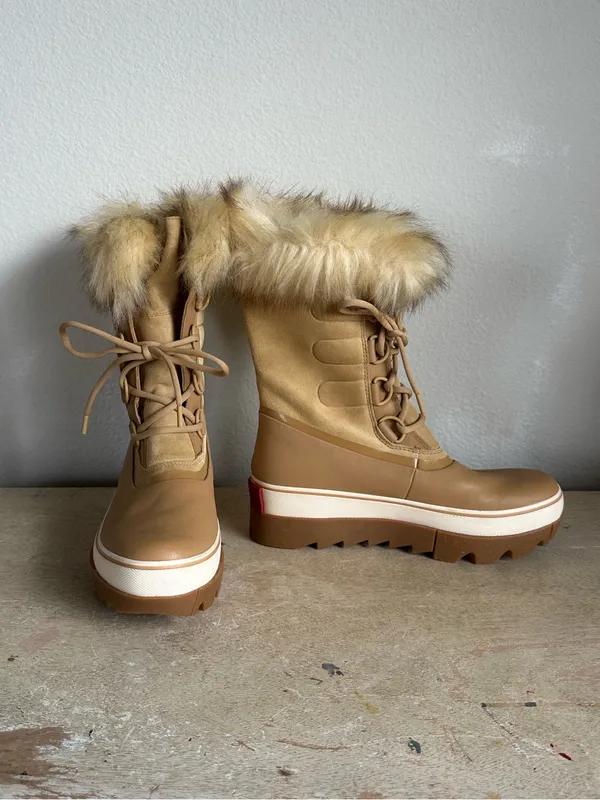 Sorel Joan of Arctic Next Faux Fur Boots in Curry - Image 2