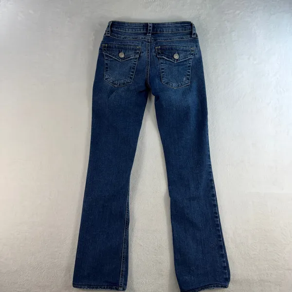 Silver Jeans Co Sz 25 Tuesday Slim Boot‎ Cut Low Rise Medium Wash Denim Stretch - Image 10