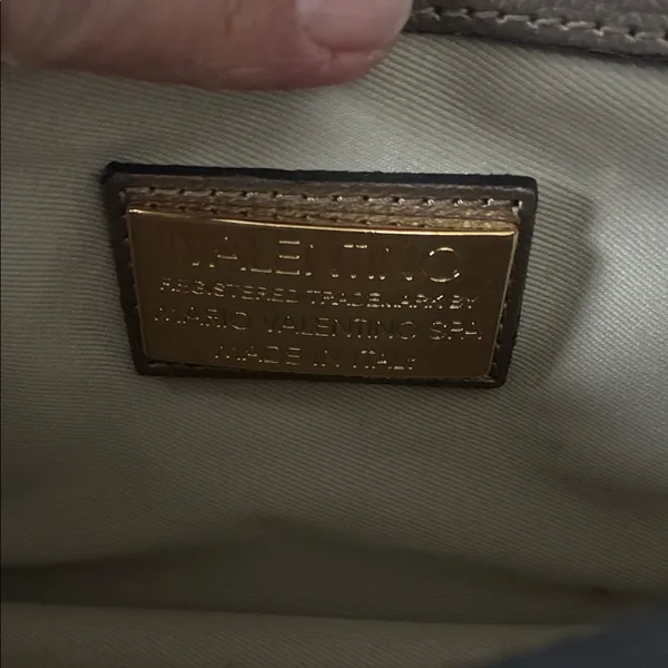 Mario Valentino Pewter Studded Mini Handbag - Image 4