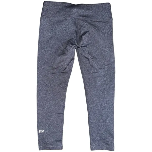 Splits59 Women’s Size M Charcoal Gray Left Hip Heart Capri Cropped Leggings - Image 3