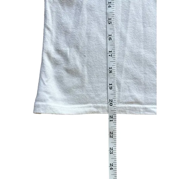John Galt Women's Short Crop White Top - Image 6