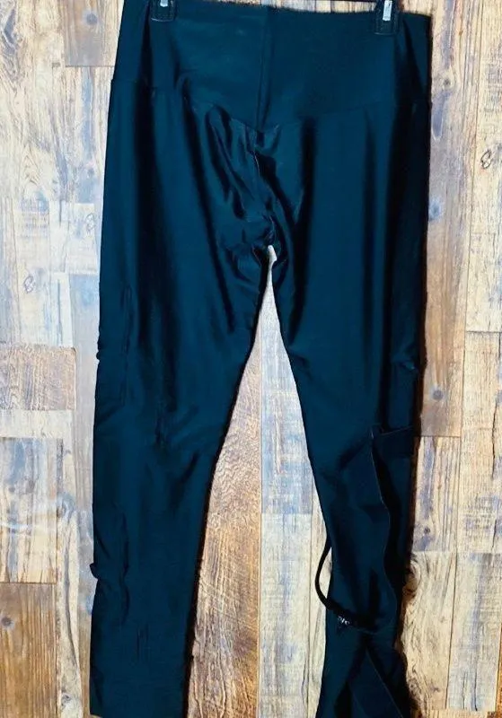 APE Fit NWT Innovative compression leggings with resistance band strategically placed Pockets on outer thighs and calves. Ff - Image 2