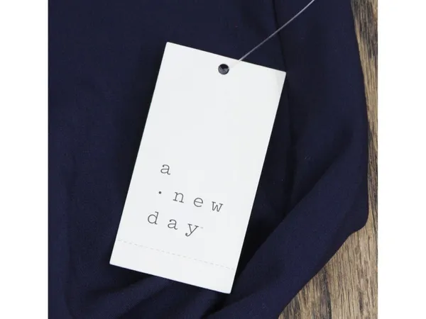 NWT A New Day High Rise Skinny Ankle Elastic Waist Pull On Pants Navy Blue 4 - Image 6