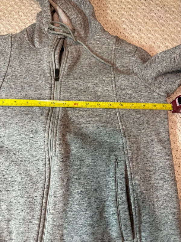 FIGS Jacket Womens Essential Hoodie Full Zip Pocket Sweatshirt Fleece Sweater S - Image 2