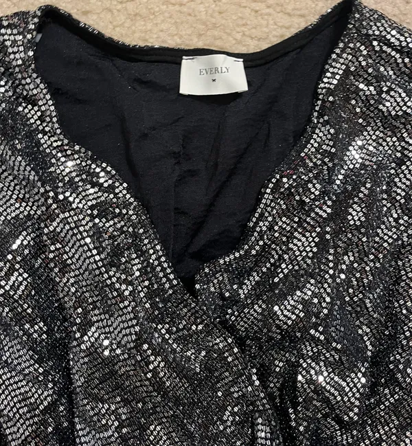 These Three Boutique Sparkly Romper - Image 3