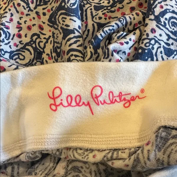Lilly Pulitzer The Beach Pant Linen Size XS - Image 4