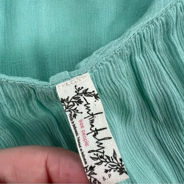NWT Free People Cascades Tank Top ruffle camisole Sz s‎ - Image 4