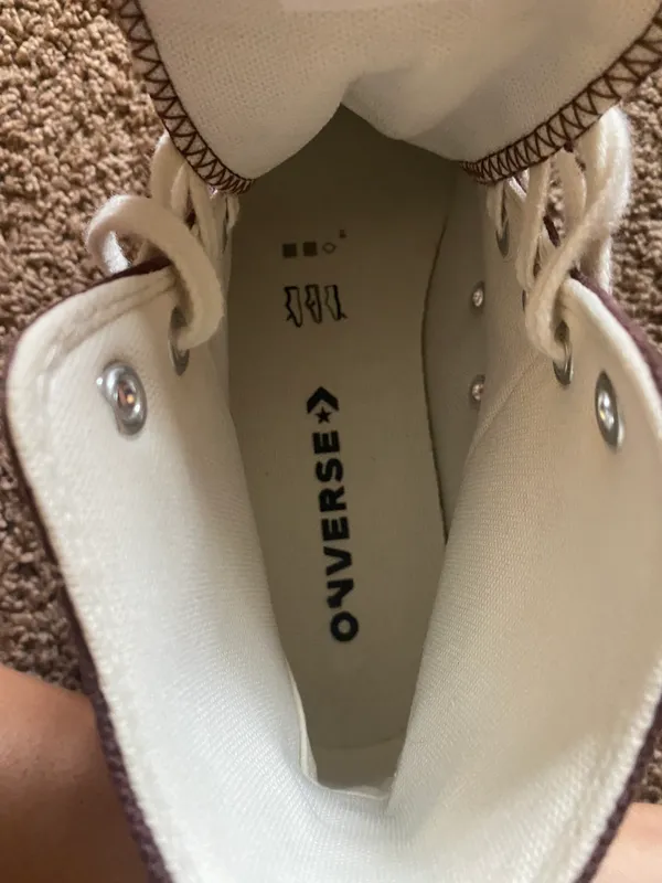 Brown Embroidered Shoes Size 9 - Image 6
