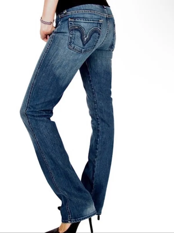 7 For All Mankind Kate Straight Leg Jeans Women’s 28 - Image 2
