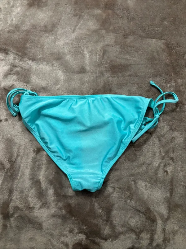 No Boundaries Bikini Bottoms Women’s Size M Turquoise Swim Bikini Bottoms - Image 2