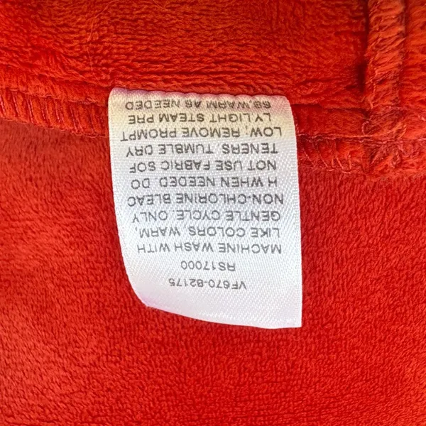 Pendleton Softshell‎ Vest Med Tall Orange Fleece Lined Full Zip Jacket Gorpcore - Image 9