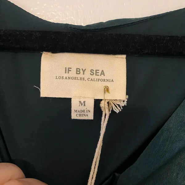 If By The Sea Anthropologie Teal Dress - Image 3