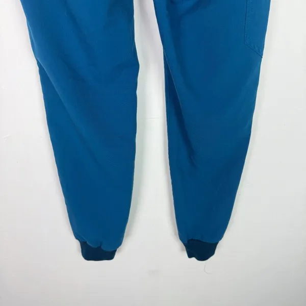 FIGS Zamora Jogger Scrub Pants Teal Blue Orange Size XXS EUC - Image 9