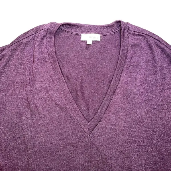 Wilfred Free - Aritzia | Plum Long Sleeve Tunic Top | Small - Image 3