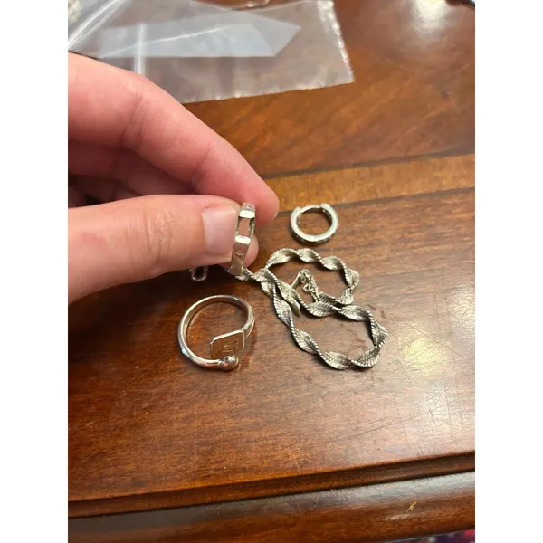 11.18g h51 jewlery scrap fix bracket ring earring - Image 3