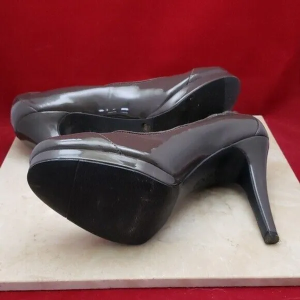 Victor Alfaro Heels Brown High Heels Pumps Size 8.5 B - Image 5