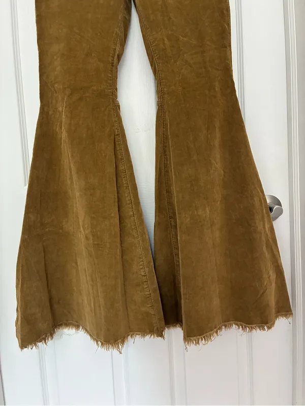 Free People We The Free Just Float On Cord Flare Pants, Velvet Corduroy - Image 3