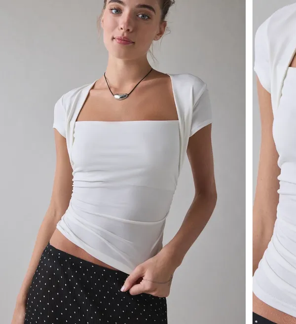urban outfitters short sleeve top - Image 7