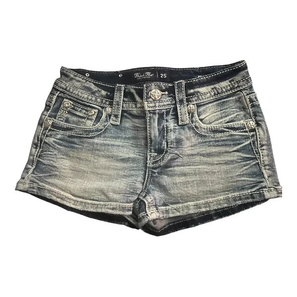 Miss Me Shorts Size 25 Worn Once - Image 3