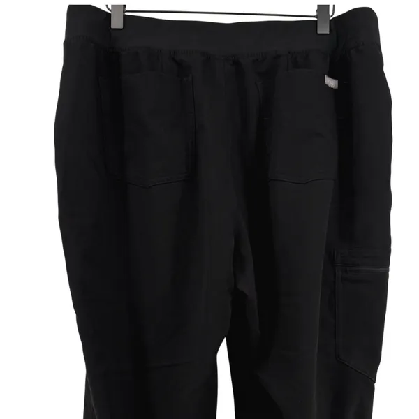 Figs Zamora Jogger Scrub Pants Black Women XXL Pockets RN MD RT Medical 1000208 - Image 4