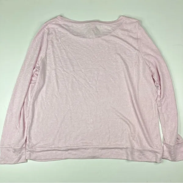 Victoria's Secret Bombshell Pajama Top Light Pink Long Sleeve Womens XL SHORT - Image 5