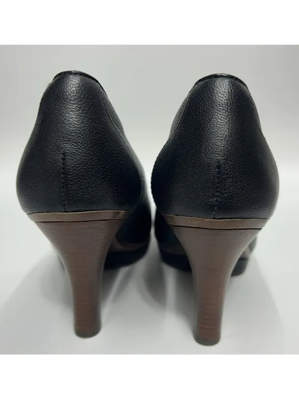 Sofft Premier Mandy Platform Heels Size 8.5 Black Leather Ortholite Footbed - Image 5
