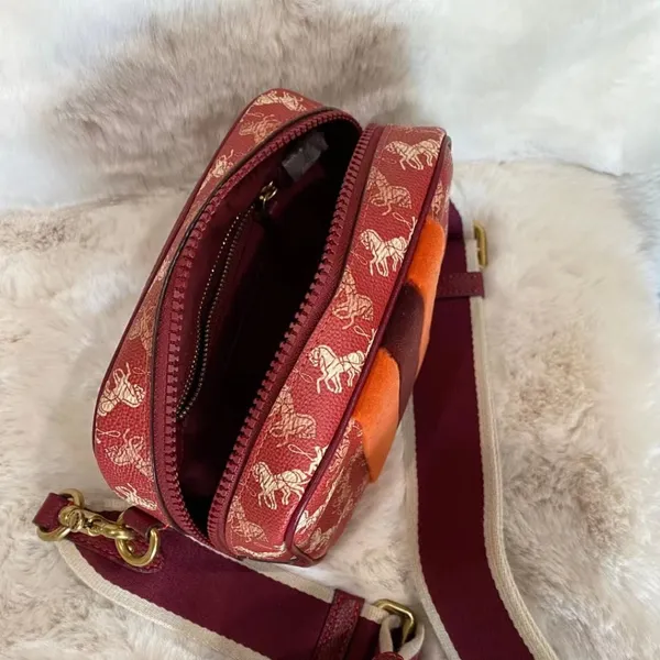 coach Lunar New Year Camera Bag 16 With Horse And Carriage Print 88505 - Image 7