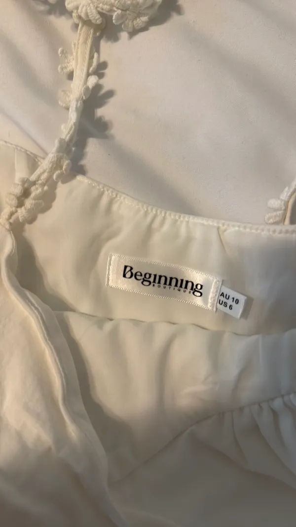 Beginning Boutique White mini Dress - Image 3