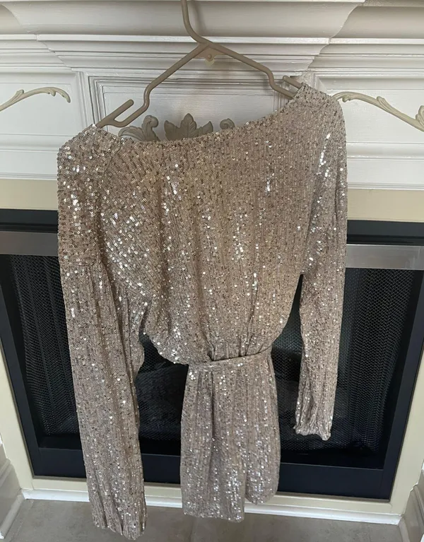 Oh Polly Mini Sequin Dress - Image 5