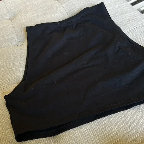 Zara Black‎ Cut Off Cropped Tank Size XL - Image 7