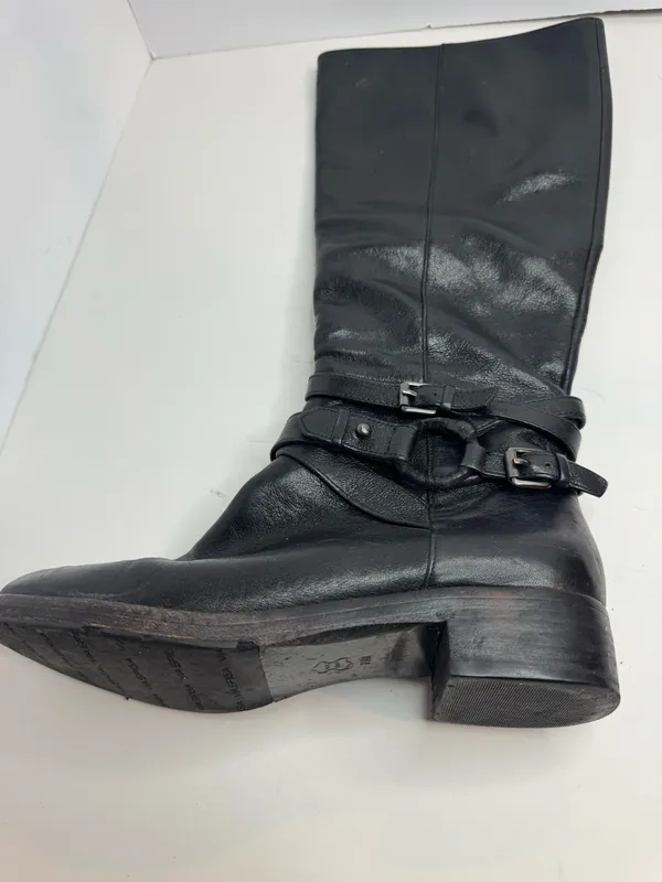 Via Spiga Black Leather Boots Womens Size 7.5M - Image 6