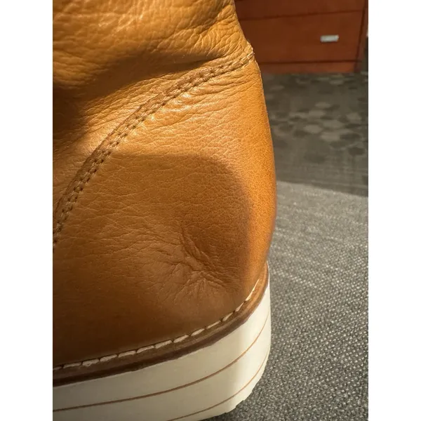 Silent D Nene tan leather booties Women's Size 39 US 8-8.5 Platform - Image 5