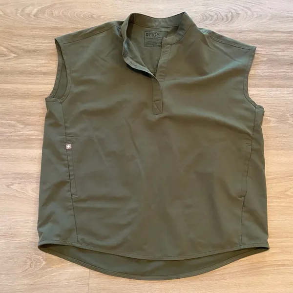 FIGS Green Rafaela Oversize Top Livingston Pant Scrub Set Uniform Small / Medium - Image 2