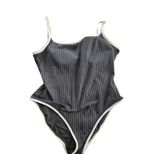 Aerie Wide Rib Scoop Full Coverage One Piece Swimsuit Size: XXL - Image 2