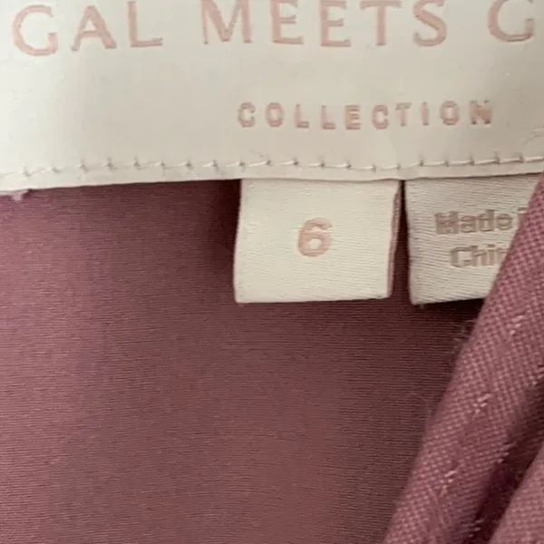 Gal Meets Glad Genevieve Empire Waist Mauve Womens Size 6 - Image 12