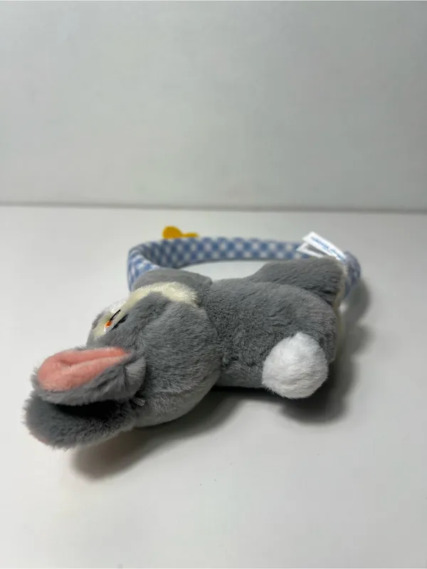 Tokyo Disney Resort Thumper Bambi Gingham Plush Headband Ears W/ Butterfly - Image 9