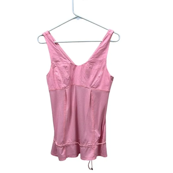 Lululemon Hustle & Bustle Tank Heathered Bleached Coral / Bleached Coral size 8 - Image 5